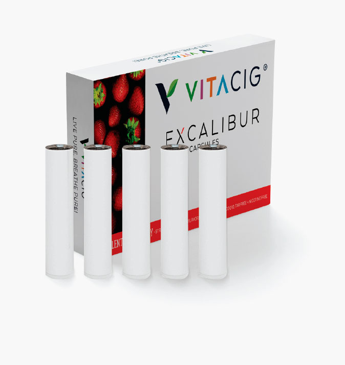 Excalibur - Succulent Strawberry Capsules – Vitacig